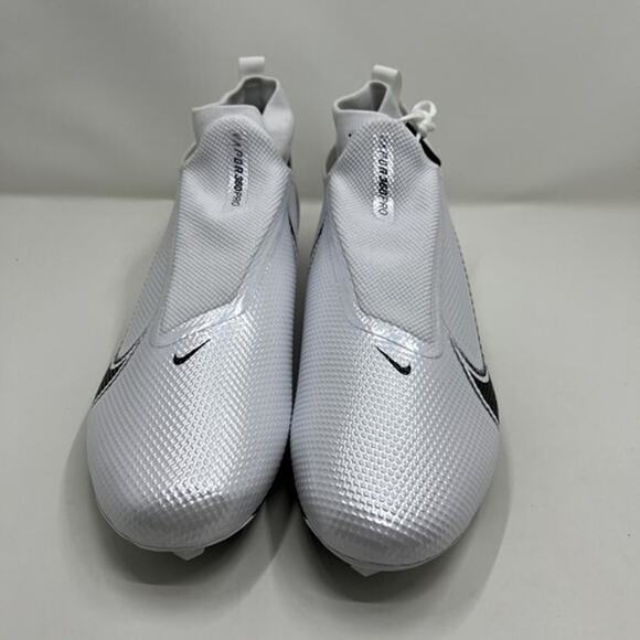 Nike Vapor Edge Pro 360 Chrome White Football Cleats, Size 15 AO8277-100